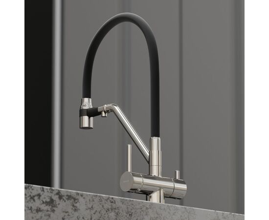 Смеситель для кухни Sancos Dora брашированный никель SC4003BN_, изображение 21