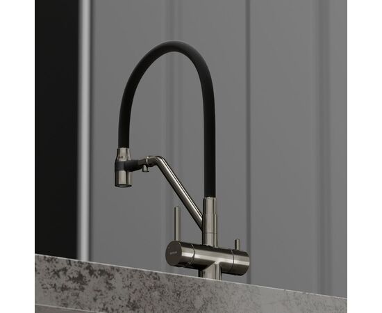 Смеситель для кухни Sancos Dora вороненая сталь SC4003GG_, изображение 21