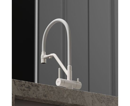 Смеситель для кухни Sancos Dora матовый белый SC4003MW_, изображение 21