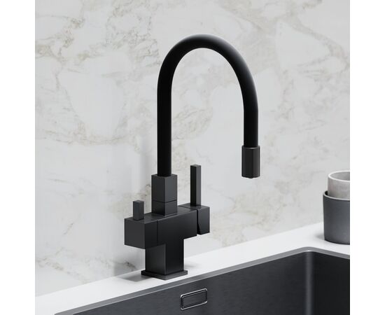 Смеситель для кухни Sancos Arno матовый черный SC4005MB_, изображение 21