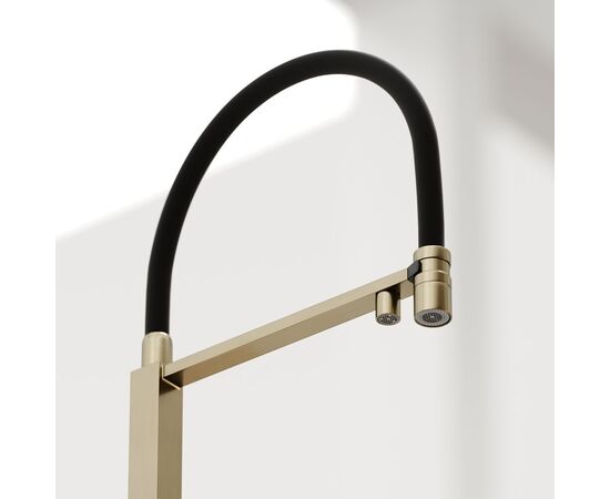 Смеситель для кухни Sancos Moro брашированное золото PVD покрытие SC4006BG_, изображение 20