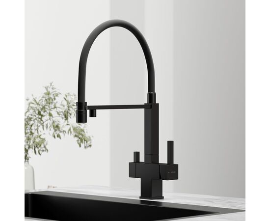 Смеситель для кухни Sancos Moro матовый черный SC4006MB_, изображение 16