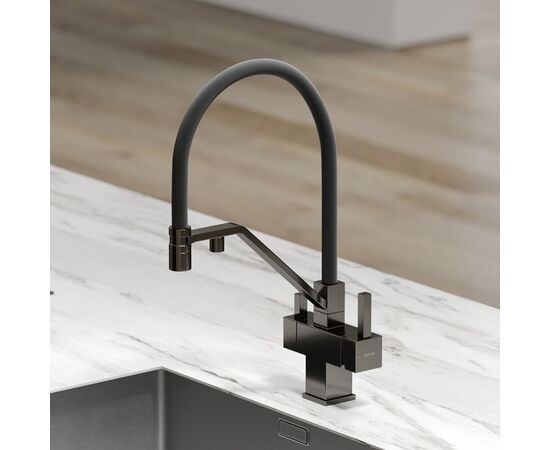 Смеситель для кухни Sancos Loro вороненая сталь SC4007GG_, изображение 8