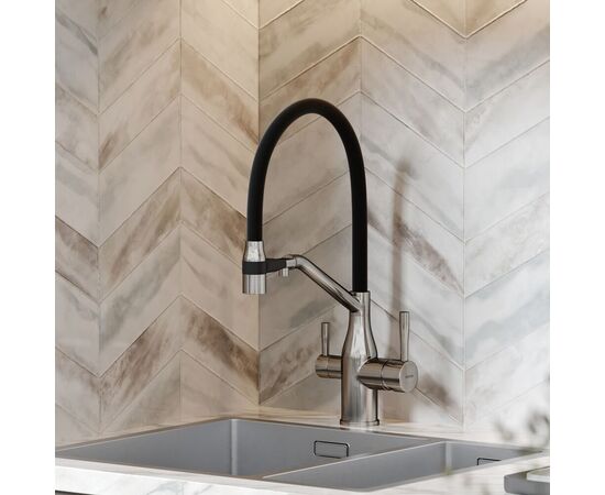 Смеситель для кухни Sancos Orta брашированный никель SC4008BN_, изображение 9