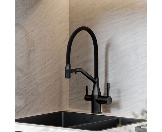 Смеситель для кухни Sancos Orta матовый черный SC4008MB_, изображение 8