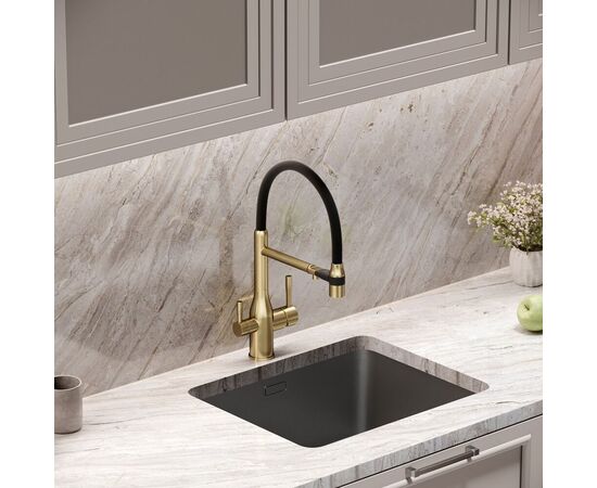Смеситель для кухни Sancos Garda брашированное золото PVD покрытие SC4009BG_, изображение 20