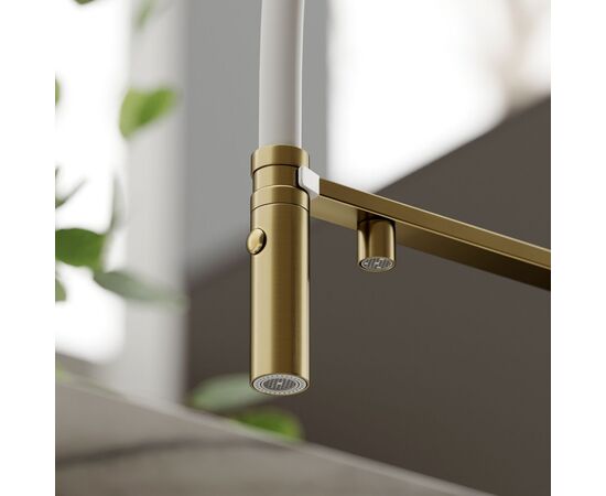 Смеситель для кухни Sancos Imola брашированное золото PVD покрытие SC4010BG_, изображение 9