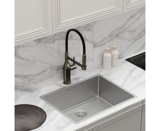 Смеситель для кухни Sancos Pride с гибким изливом вороненая сталь SC4011GG_, изображение 21