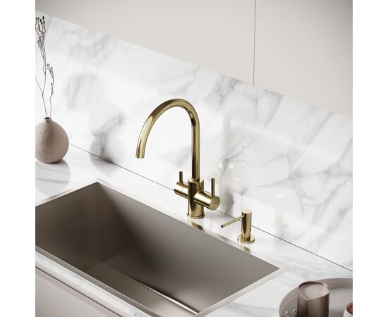 Смеситель для кухни Sancos Taper брашированное золото SC4012BG_, изображение 16