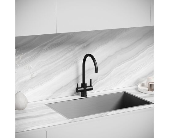 Смеситель для кухни Sancos Taper черный матовый SC4012MB_, изображение 9