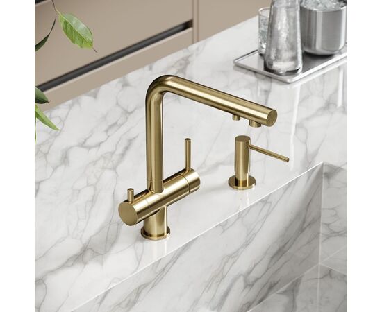 Смеситель для кухни Sancos Foster брашированное золото SC4014BG_, изображение 6