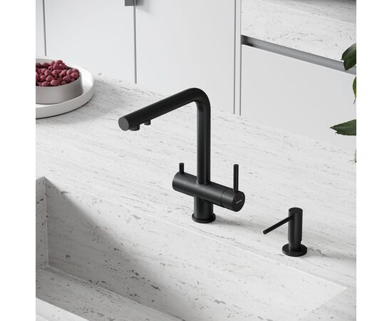 Смеситель для кухни Sancos Foster черный матовый SC4014MB_, изображение 9