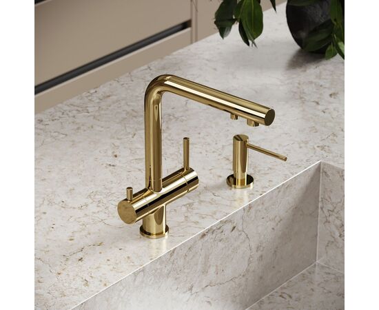 Смеситель для кухни Sancos Foster полированное золото SC4014ZG_, изображение 5