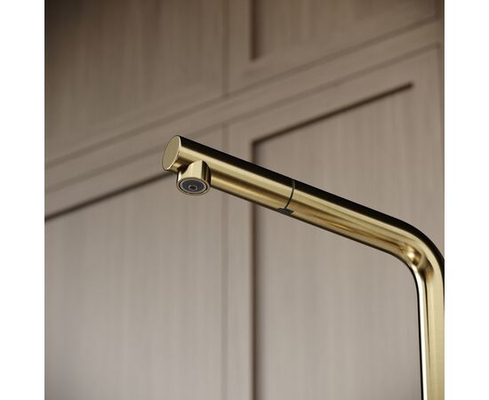 Смеситель для кухни Sancos Spin брашированное золото SC4015BG_, изображение 8
