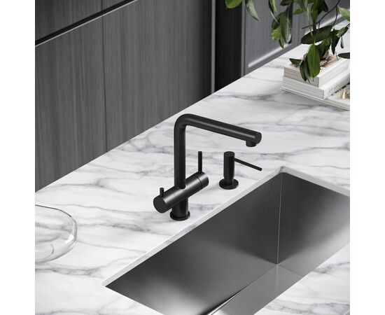 Смеситель для кухни Sancos Spin черный матовый SC4015MB_, изображение 5