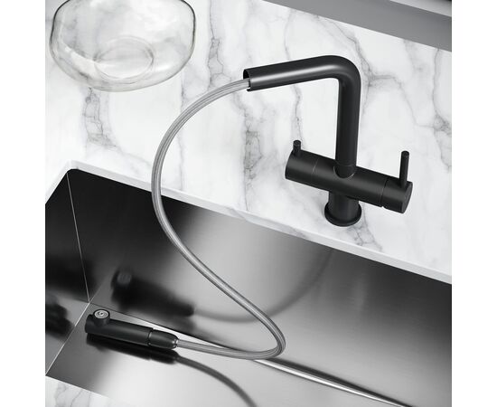 Смеситель для кухни Sancos Spin черный матовый SC4015MB_, изображение 33