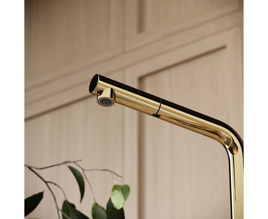 Смеситель для кухни Sancos Spin полированное золото SC4015ZG_, изображение 8