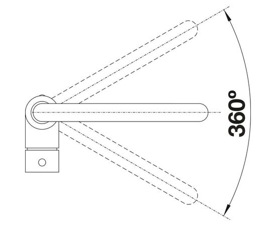 Смеситель для кухни Blanco MILI белый 525127_, изображение 9