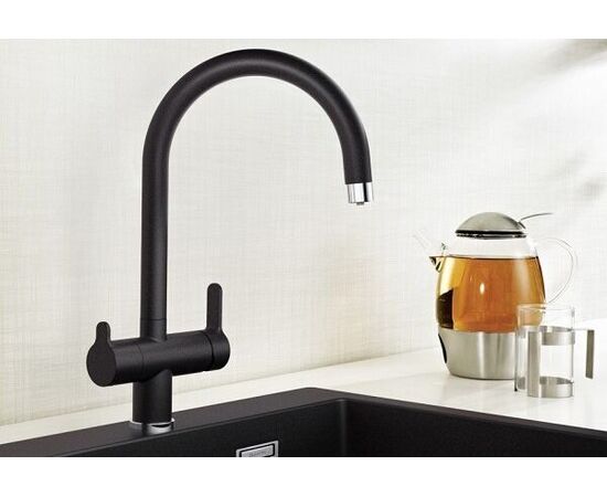 Смеситель для кухни Blanco TRIMA чёрный 526274 с подключением фильтра_, изображение 5