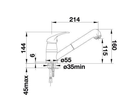 Смеситель Blanco DARAS-S SILGRANIT 526937 мягкий белый_, изображение 8