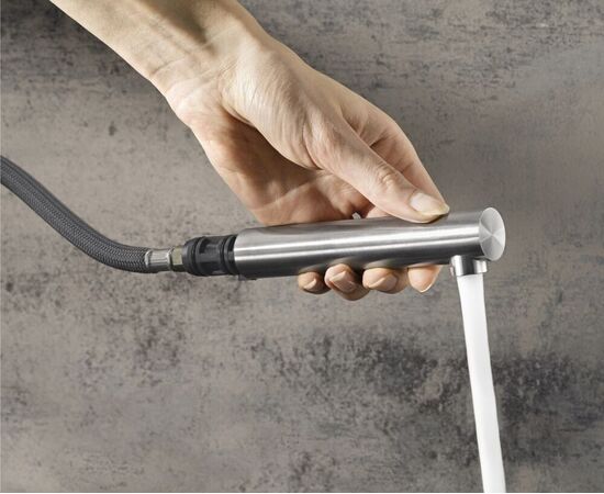 Смеситель для кухни Blanco Lanora-S нержавеющая сталь 523123_, изображение 4