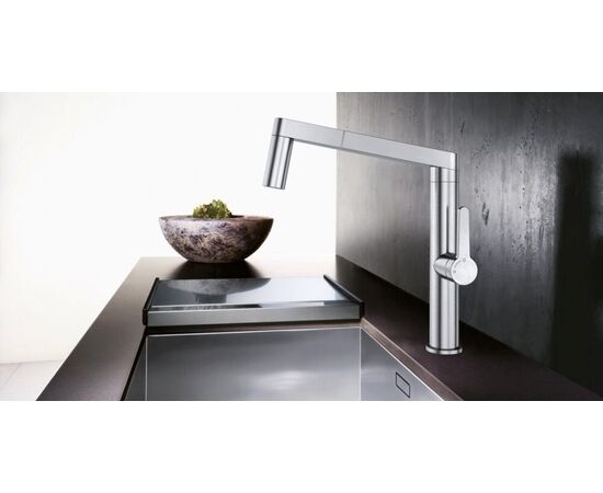 Смеситель для кухни Blanco Panera-S 521547 нержавеющая сталь_, изображение 8