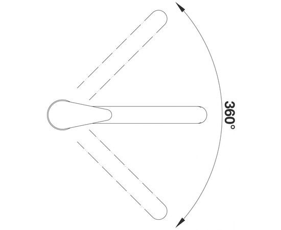 Смеситель для кухни Blanco DARAS хром 524179_, изображение 16