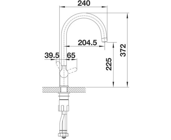 Смеситель для кухни Blanco TRIMA белый 526268 с подключением фильтра_, изображение 9