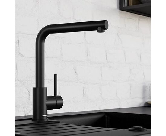 Смеситель для кухни Blanco Mila черный матовый 526657_, изображение 4