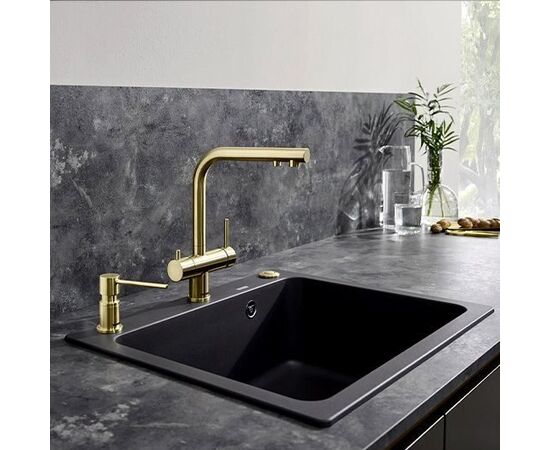 Смеситель для кухни Blanco FONTAS II сатин золото 526692 с подключением фильтра_, изображение 8