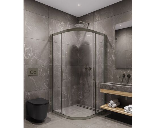 Душевой угол Timo TPSS-90/13C-8 900х900х2000 профиль никель стекло прозрачное 8 мм_, изображение 2