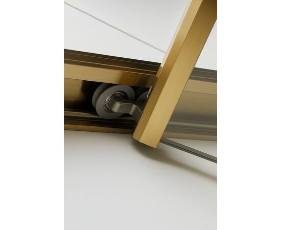 Душевой угол Timo TTSS-100/17C-8R 1000х1000х2000 профиль матовое золото стекло прозрачное 8 мм_, изображение 5
