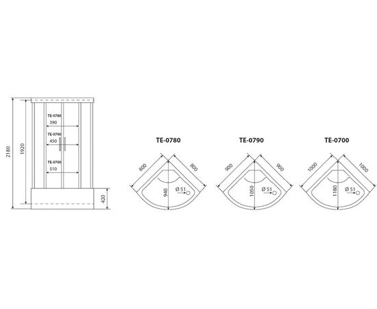 Душевая кабина Timo TE-0790_, изображение 15