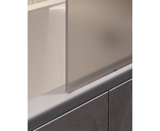 Шторка для ванны Timo поворотная TCM-80/03F-6 на монопетле 1400х800 стекло матовое 6 мм_, изображение 3