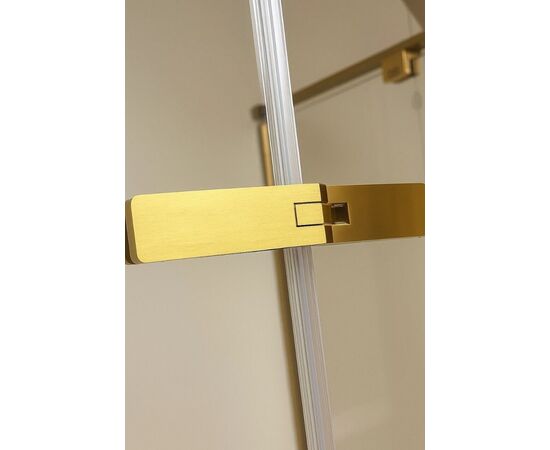 Душевой угол Timo TTSSP-90/17C-8 900х900х2000 профиль матовое золото стекло прозрачное 8 мм_, изображение 6