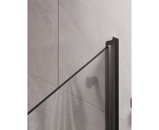 Шторка для ванны Timo поворотная TCM-80/03C-6 на монопетле 1400х800 стекло прозрачное 6 мм_, изображение 4