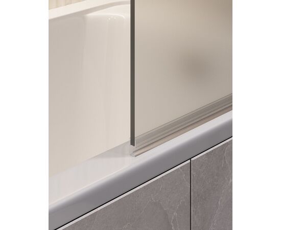 Шторка для ванны Timo TC-80/00F-8 1400х800 стекло матовое 8 мм_, изображение 3