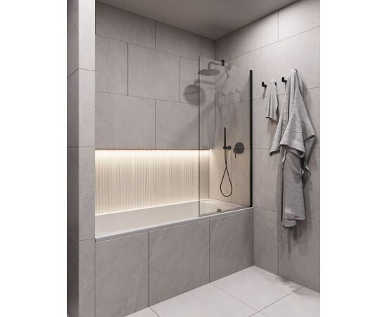 Шторка для ванны Timo TC-80/03C-8 1400х800 стекло прозрачное 8 мм_, изображение 2