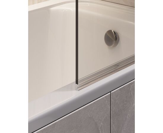 Шторка для ванны Timo TC-70/03C-8 1400х700 стекло прозрачное 8 мм_, изображение 3