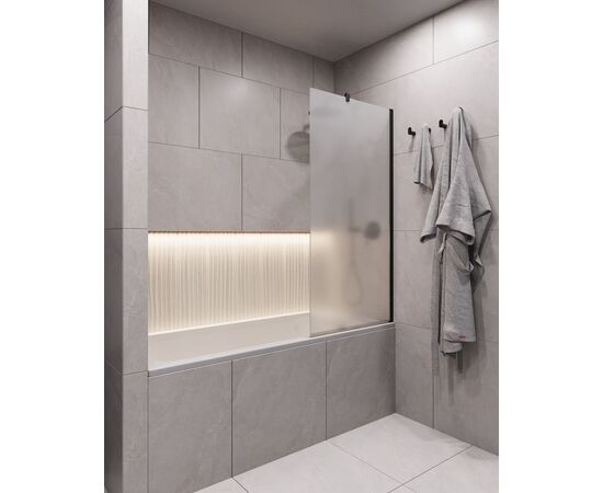 Шторка для ванны Timo TC-60/03F-8 1400х600 стекло матовое 8 мм_, изображение 2