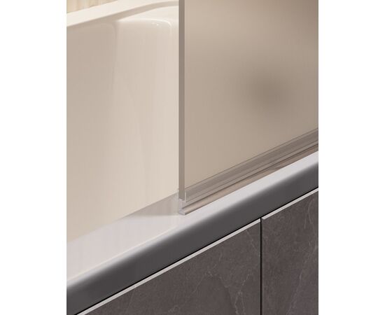 Шторка для ванны Timo TC-80/03F-8 1400х800 стекло матовое 8 мм_, изображение 3