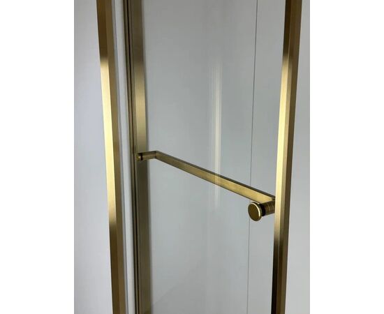 Душевой угол Timo TTSS-100/17C-8L 1000х1000х2000 профиль матовое золото стекло прозрачное 8 мм_, изображение 4