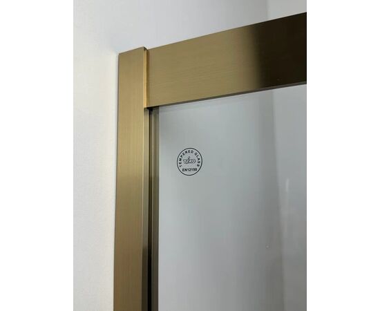 Душевой угол Timo TPSS-100/17C-8 1000х1000х2000 профиль матовое золото стекло прозрачное 8 мм_, изображение 5