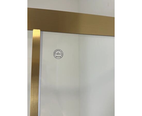 Душевой угол Timo TPSS-100/17C-8 1000х1000х2000 профиль матовое золото стекло прозрачное 8 мм_, изображение 7