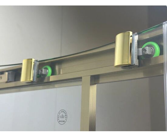 Душевой угол Timo TPSS-90/17C-8 900х900х2000 профиль матовое золото стекло прозрачное 8 мм_, изображение 6