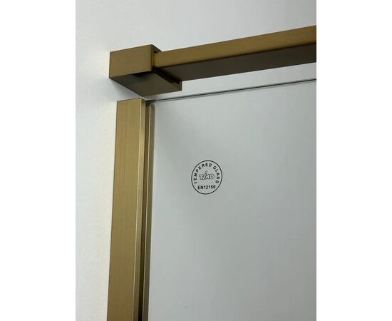 Душевой угол Timo TTSSP-90/17C-8 900х900х2000 профиль матовое золото стекло прозрачное 8 мм_, изображение 8