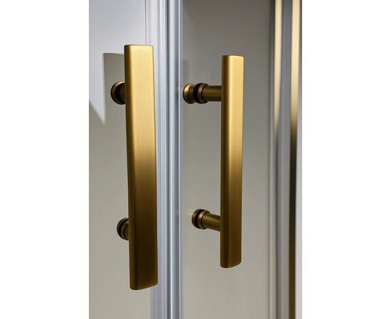 Душевой угол Timo TPSS-90/17C-8 900х900х2000 профиль матовое золото стекло прозрачное 8 мм_, изображение 4