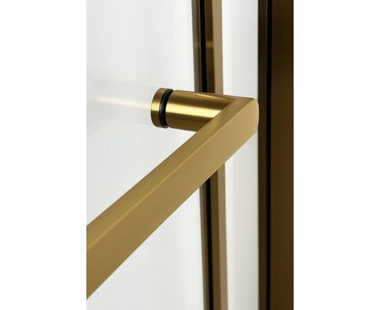 Душевой угол Timo TTSS-100/17C-8L 1000х1000х2000 профиль матовое золото стекло прозрачное 8 мм_, изображение 7