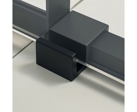 Душевая дверь Timo TDSS-120/03C-8R 1200х2000 профиль черный стекло прозрачное 8 мм_, изображение 7