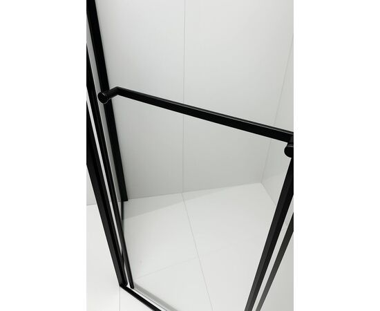 Душевой угол Timo TTSS-100/03C-8R 1000х1000х2000 профиль черный стекло прозрачное 8 мм_, изображение 7